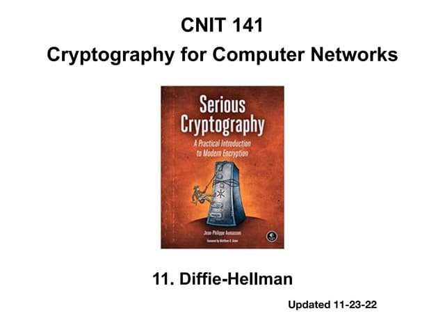 11. Diffie-Hellman