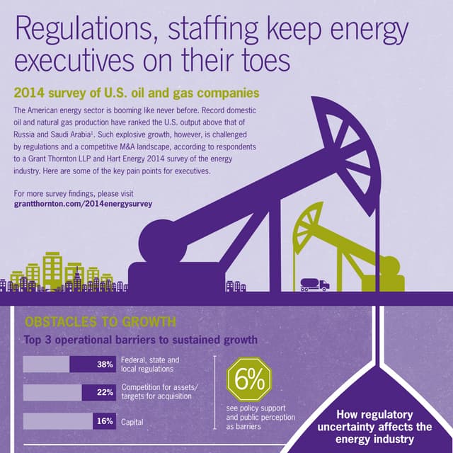 Regulations, staffing keep energy executives on their toes