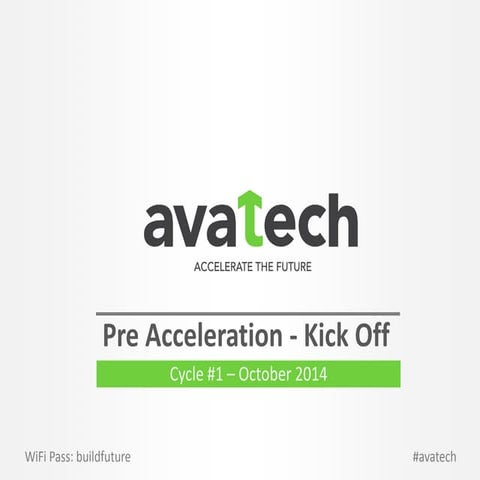 Mohsen Malayeri - Avatech Kick Off Event - Cycle #1 - October 2014