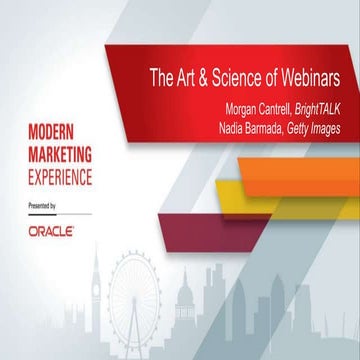 The Art & Science of Webinar Marketing