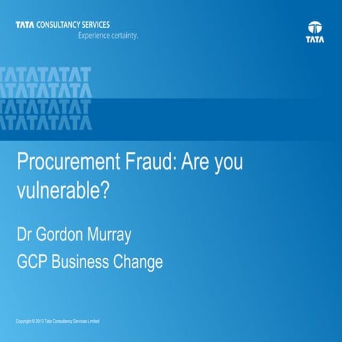 Procurement fraud: Are you vulnerable?