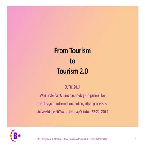 From Tourism to "Tourism 2.0" in the French hospitality industry