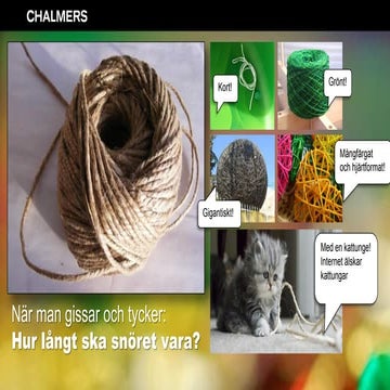 Mäta mer och tycka mindre. Presentation på Analyticsdagarna 2014. 