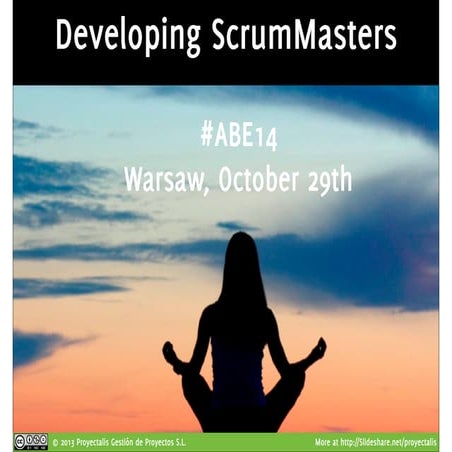 Developing ScrumMasters