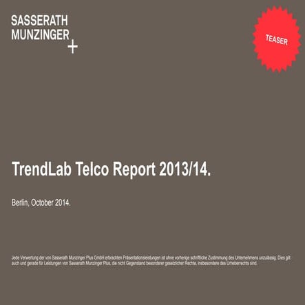 TrendLab Telco Report 2013/2014