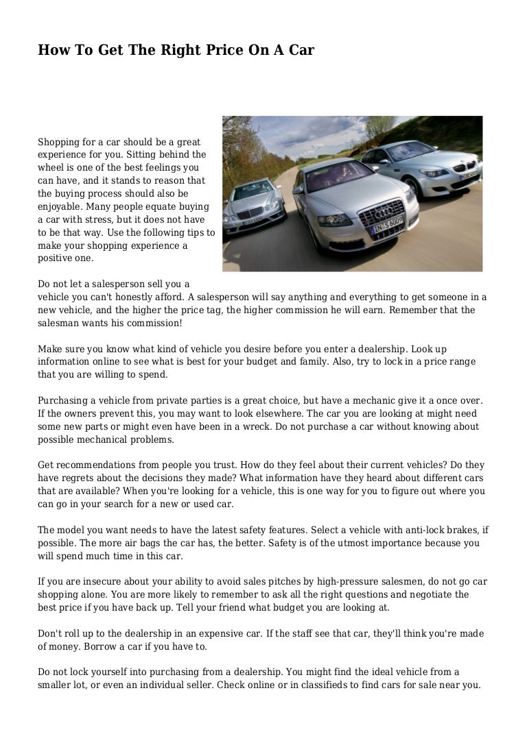 what kind of used car should i buy