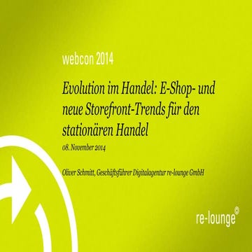 Evolution im Handel: wie der stationäre Handel vom eigenen Online-Shop profit...