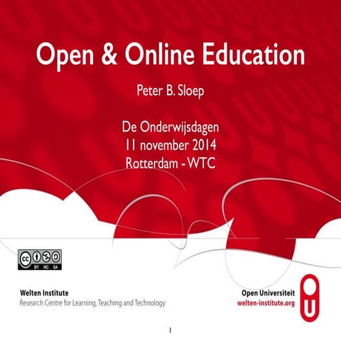 141111 deonderwijsdagen open and onlin education-sloep