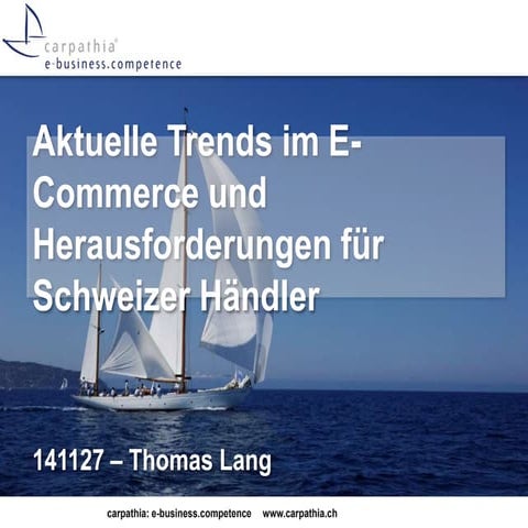 Digitale Transormation im Handel: Aktuelle Trends im E-Commerce und Herausfor...