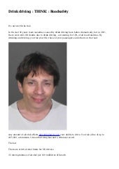 Drink driving : THINK! : Roadsafety