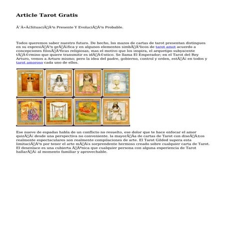 Curso completo tarot significado 78 cartas | PDF