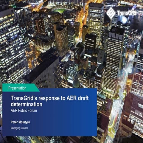 141208 AER Public Forum - TransGrid Revenue Proposal