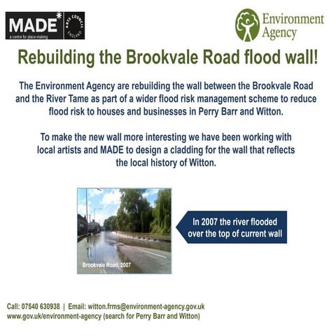 Rebuilding the Brookvale Road flood wall, Tamed, Jenny Horsburgh