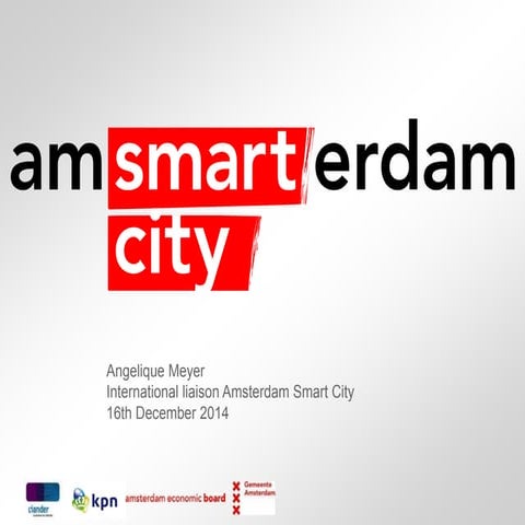 Tech Jam 2015: AmSMARTerdam CITY