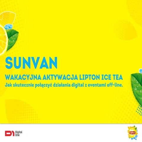 141217 Sunvan - wakacyjna aktywacja Lipton Ice Tea 2014