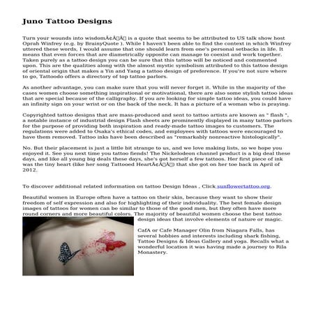 Tattoo Designs | PDF