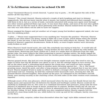 ﻿Sharon returns to school Ch 09
