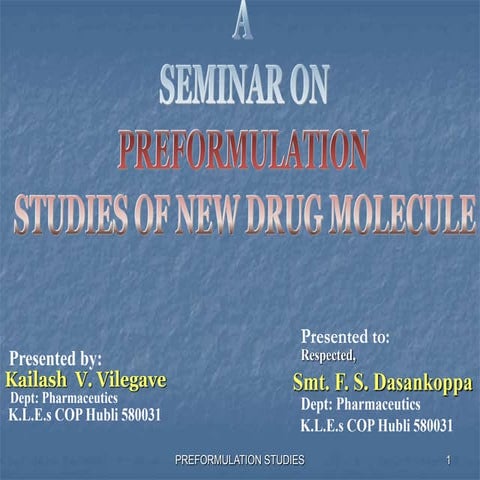 Preformulation part 1- Preformulation- Crystal, Amorphous, Polymorphism ...