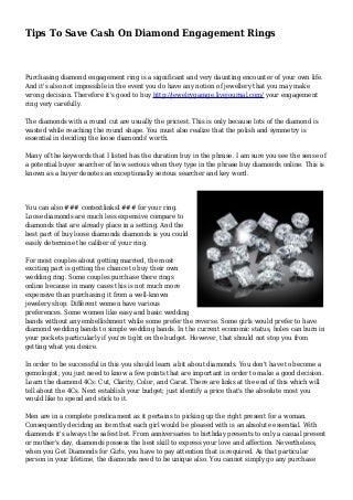 Buy Loose Diamonds Online