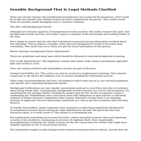 Sensible Background That Is Legal Methods Clarified