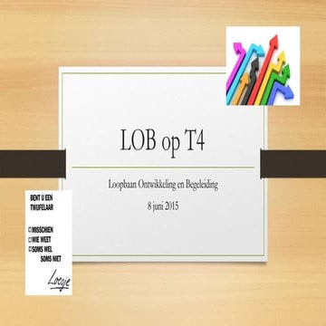 Studiekeuzeconferentie 2018: Loopbaandossier, plusdocument en ...