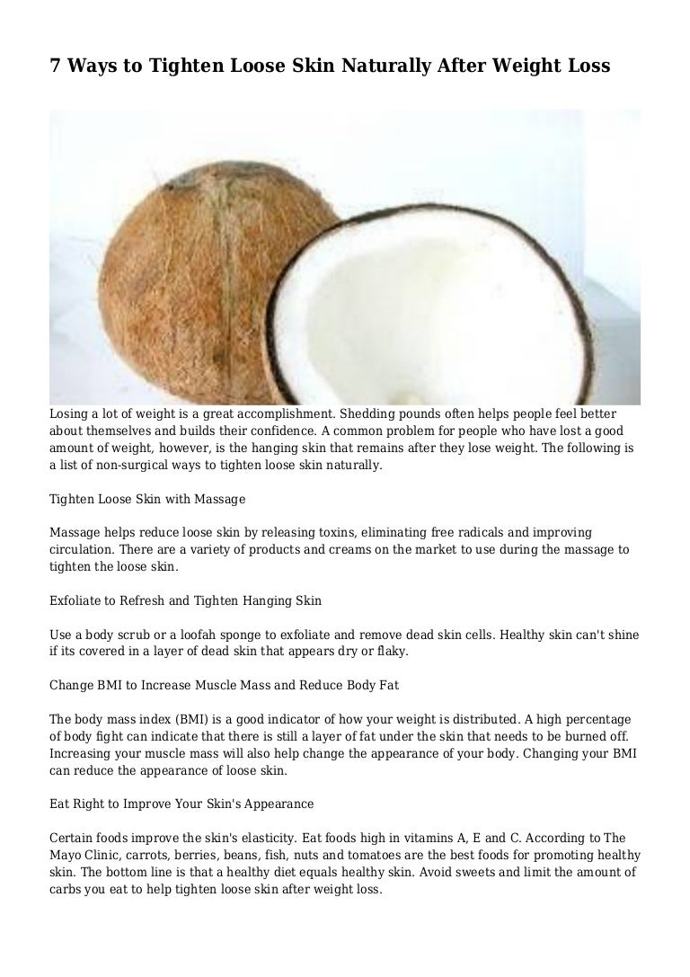 best cream for loose skin after weight loss
