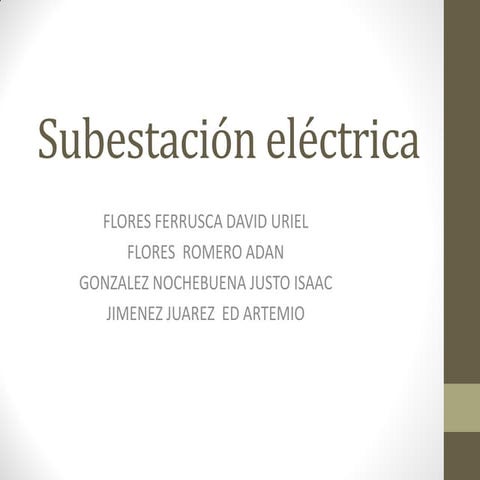 Subestación eléctrica