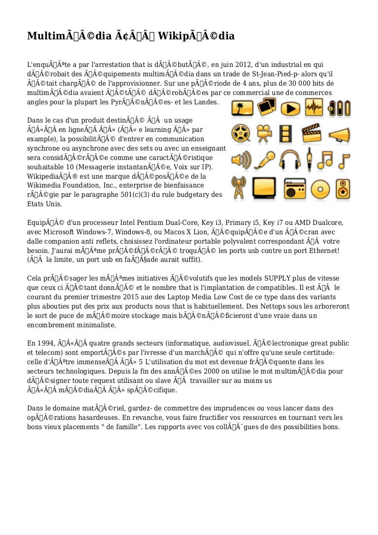 Multimédia — Wikipédia