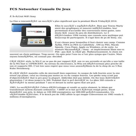 XBox 360 Jeux Pour Filles | PDF