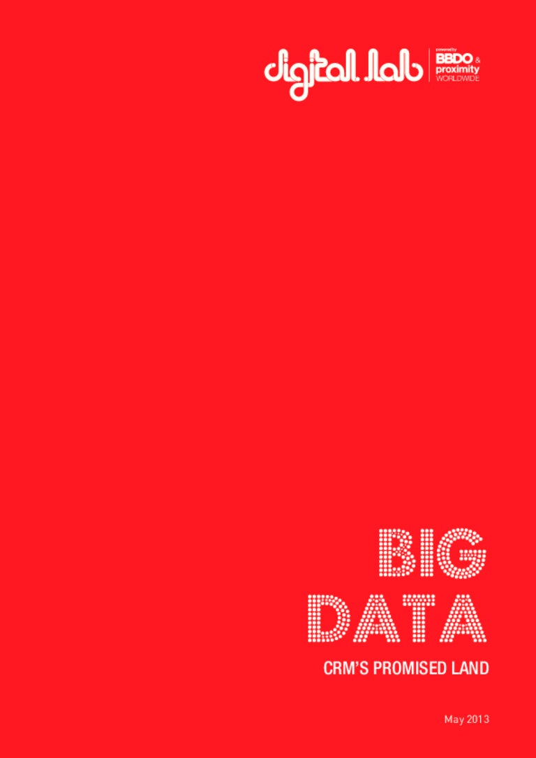 do Proximity Big Data May 13