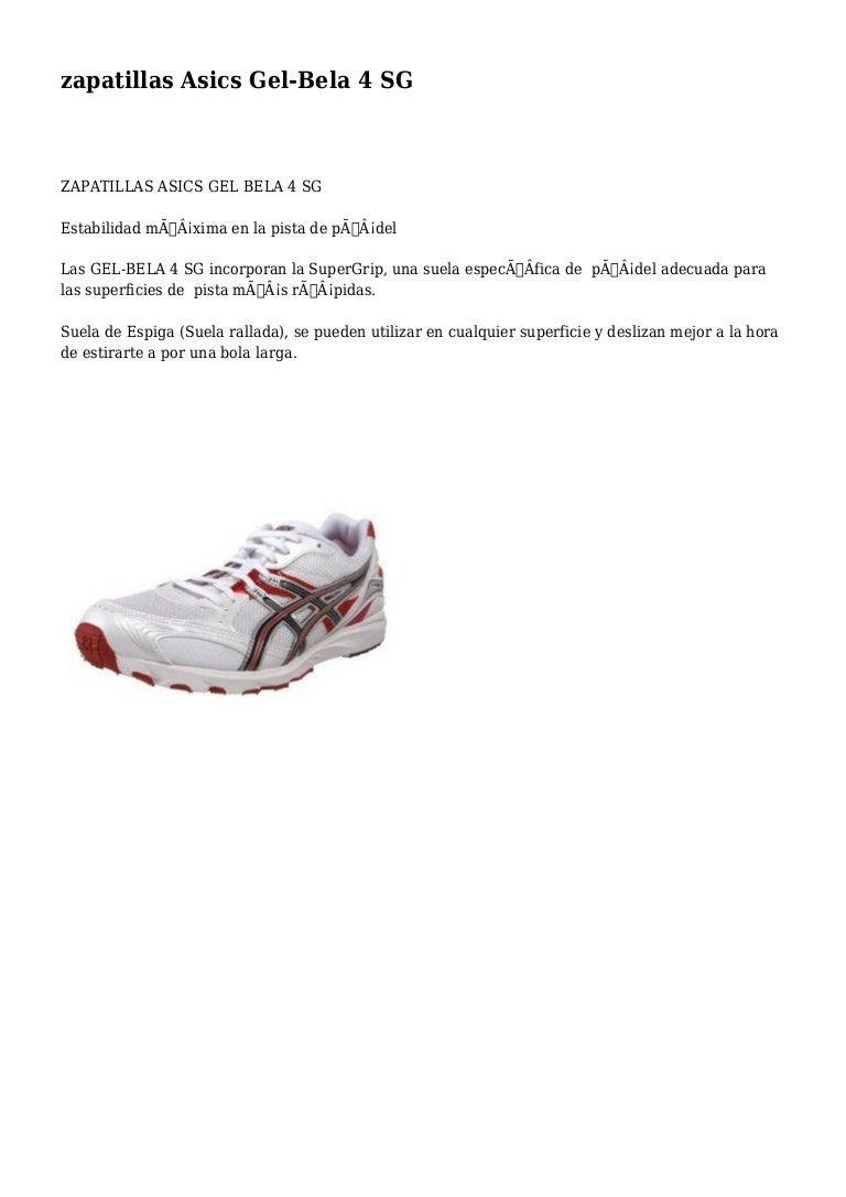 asics bela 4