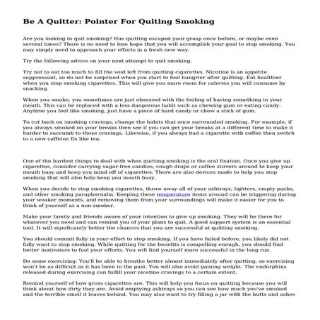 How to quit chewing tobacco | PPTX
