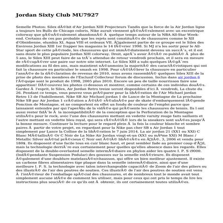 Jordan Sixty Club MU7927 