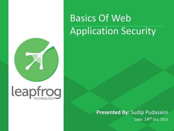 Web Application Security