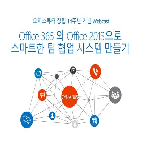 Office 365 와 Office 2013으로 스마트한 팀 협업 시스템 만들기 - 2. 도구 활용 1