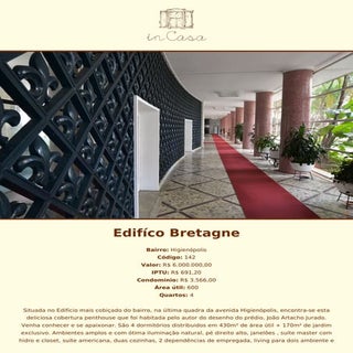 In Casa - Ficha resumo do apto de A...