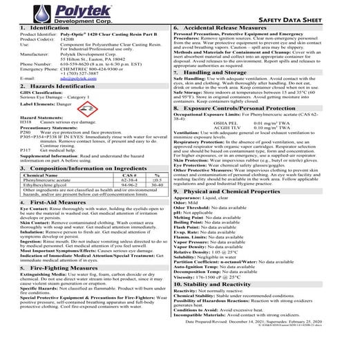 Marconite Aggregate - Safety Data Sheet | PDF