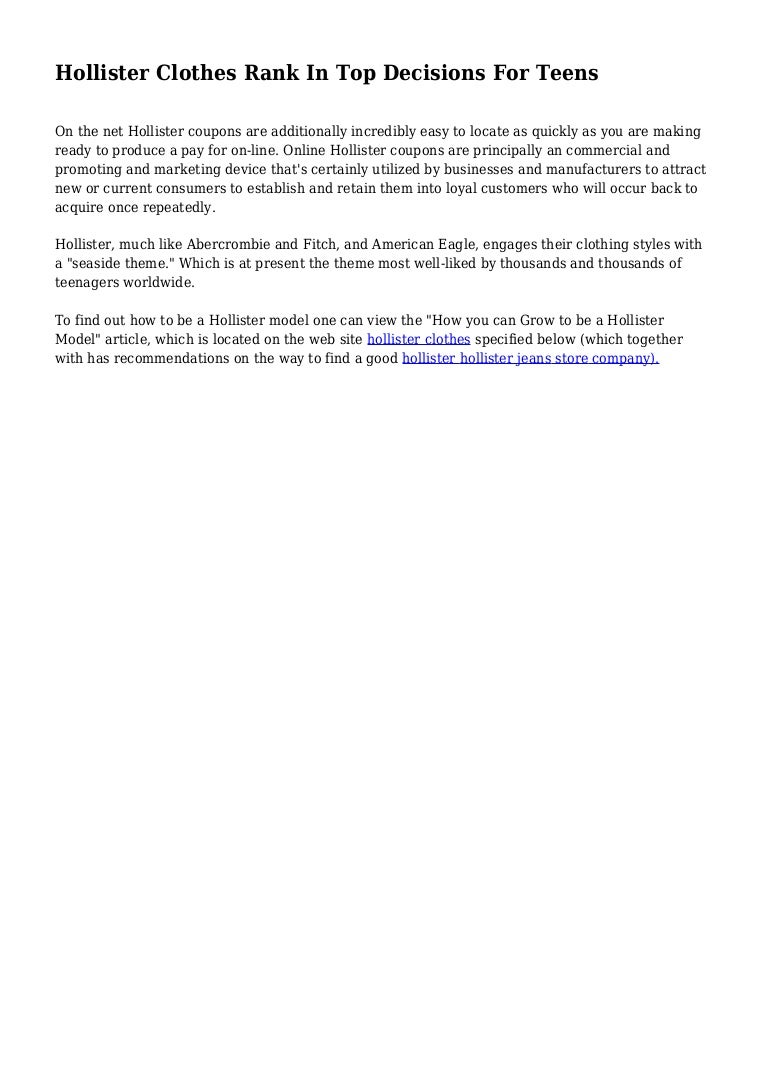 hollister america online
