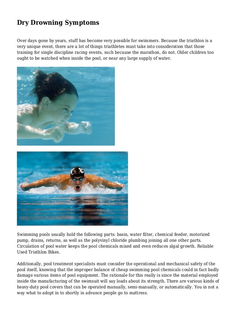 Dry Drowning Symptoms