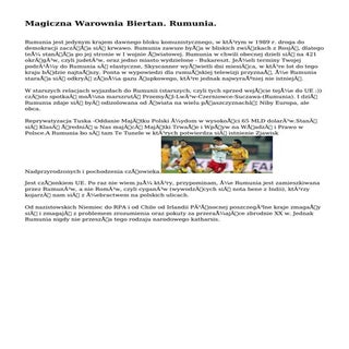 Magiczna Warownia Biertan. Rumunia.