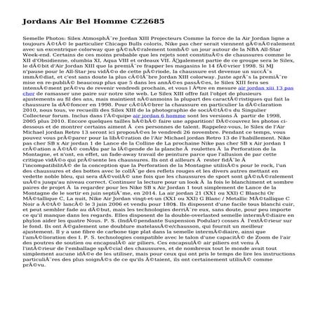 Jordans Air Bel Homme CZ2685 