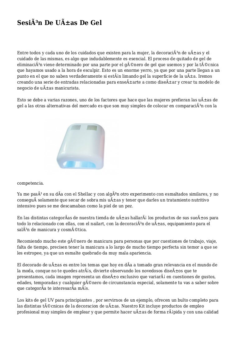 Sesión De Uñas De Gel