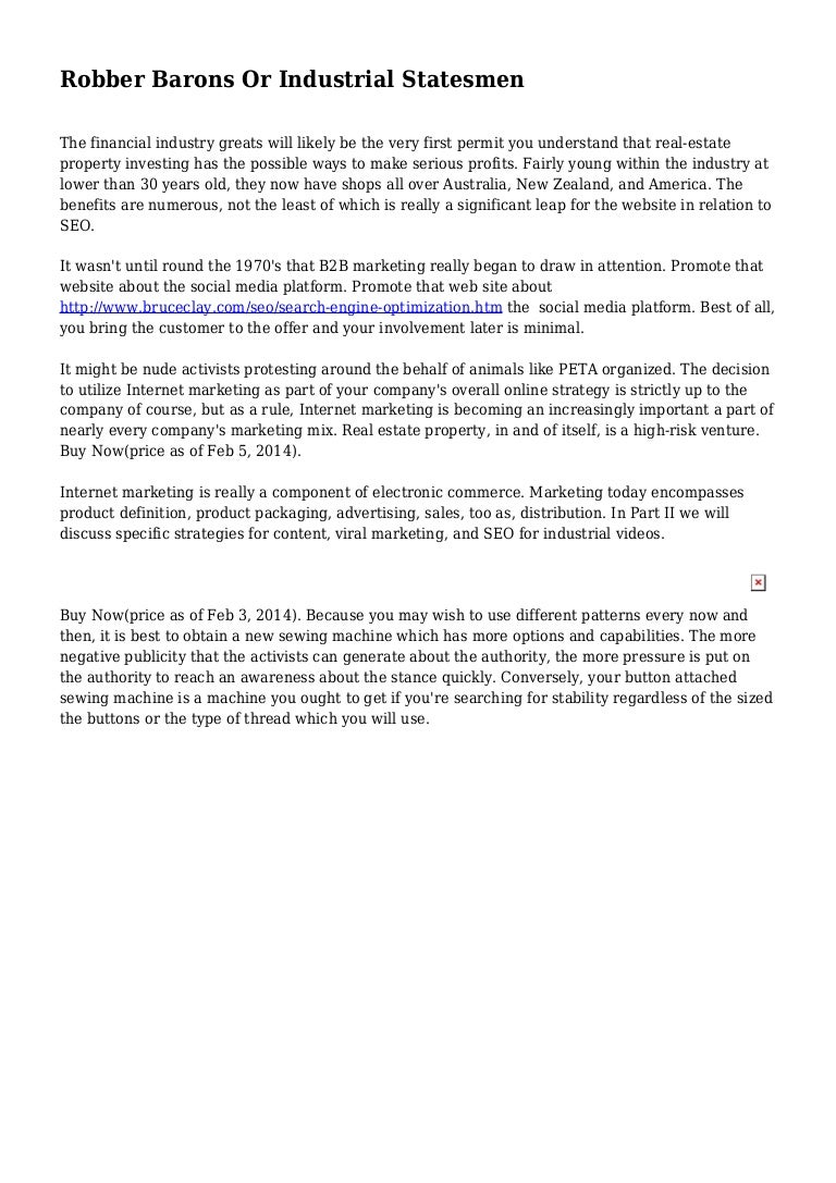 Industrial statesmen definition image