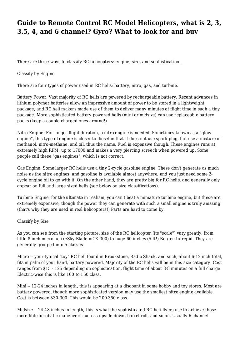 6 channel helicopter