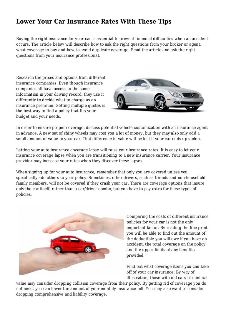 Know What Car Insurance Information That You Should Know 3