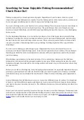 Overfishing essay