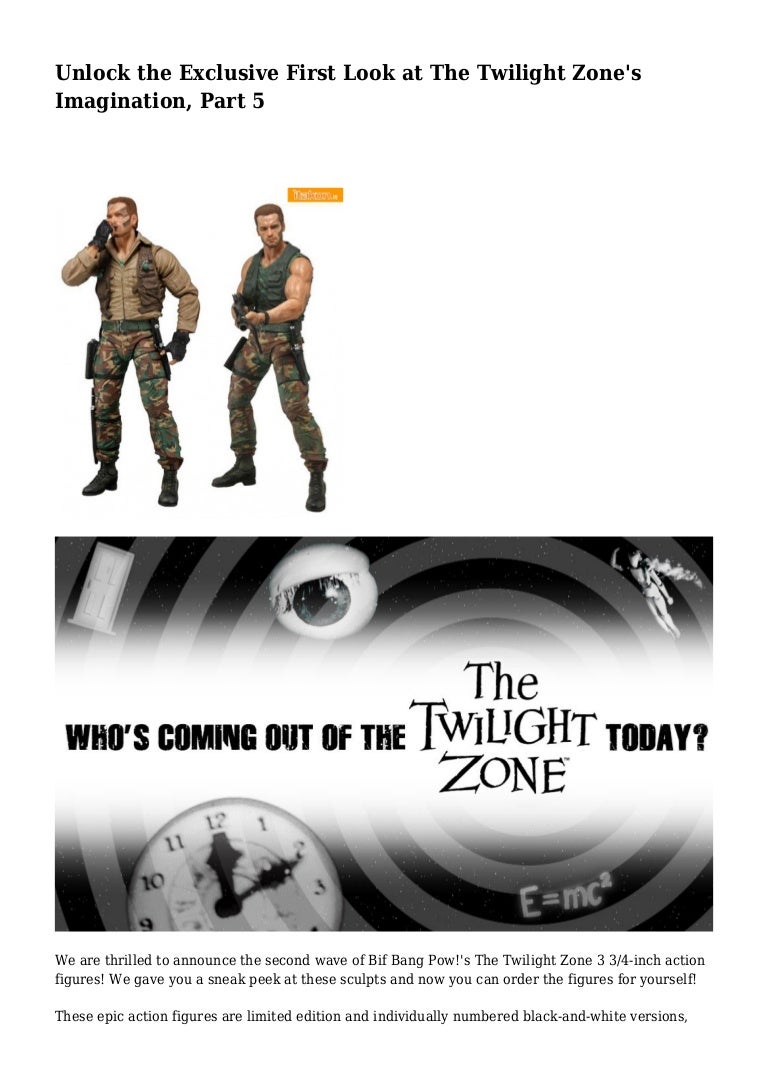 Unlock The Exclusive First Look At The Twilight Zone S Imagination P