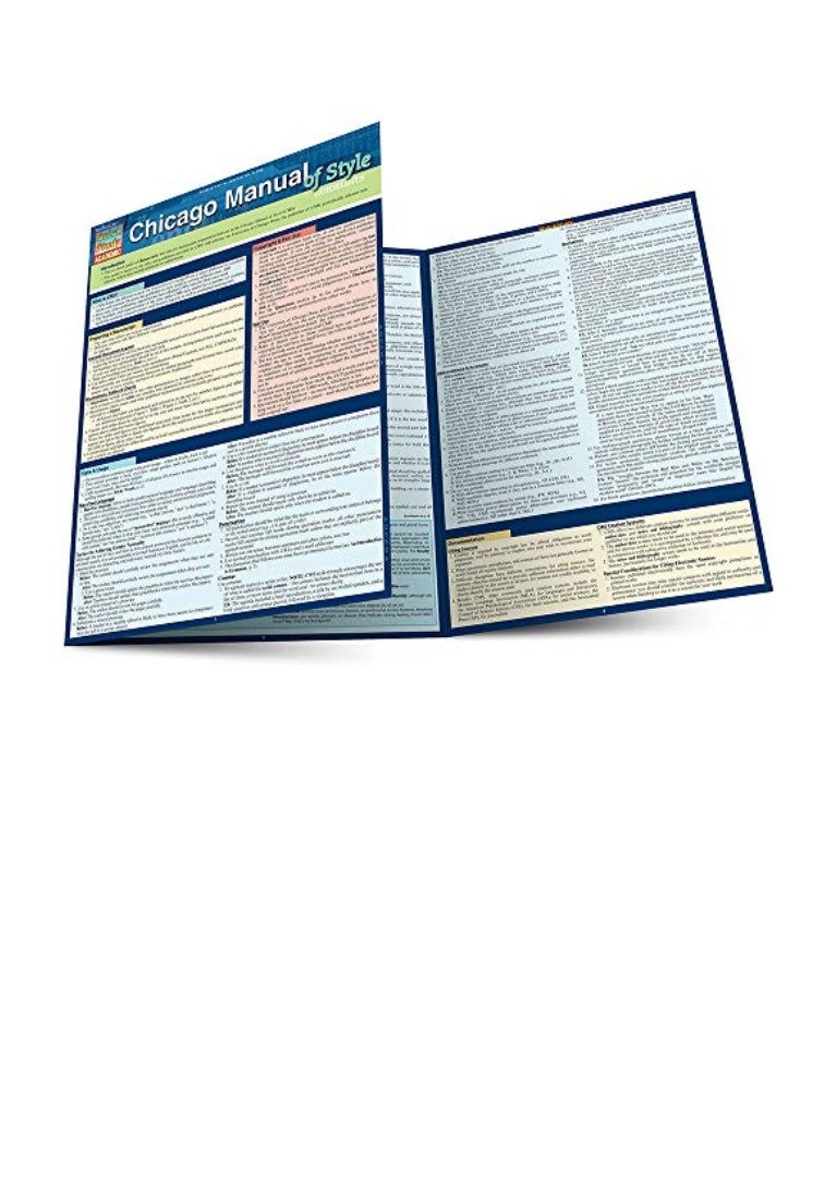 (2012) Chicago Manual Of Style Guidelines (Quick Study) (PDF) by Inc…