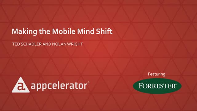 Making the Mobile Mind Shift