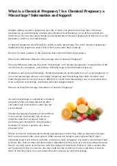 What Is A Chemical Pregnancy Is A Chemical Pregnancy A Miscarriage